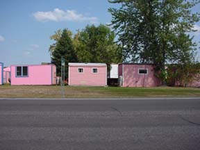 Ice fishing houses