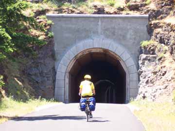 Enter Mosier Tunnels
