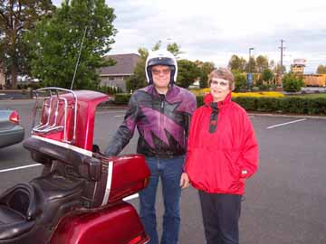 Mark and Mom - St. Helens