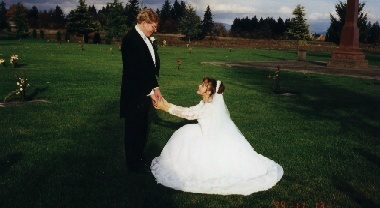 Wedding day / Final resting place (so sad)