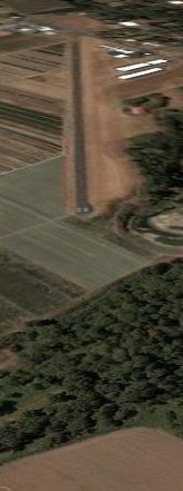 View of runway 20 - Google Earth